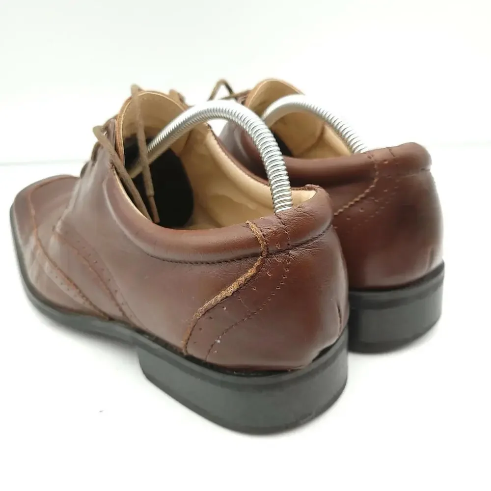 Steve Madden Oxford Shoes Mens Size 10.5 Kanon Brown‎ Leather Lace Up